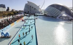 Meta del Maratón de Valencia