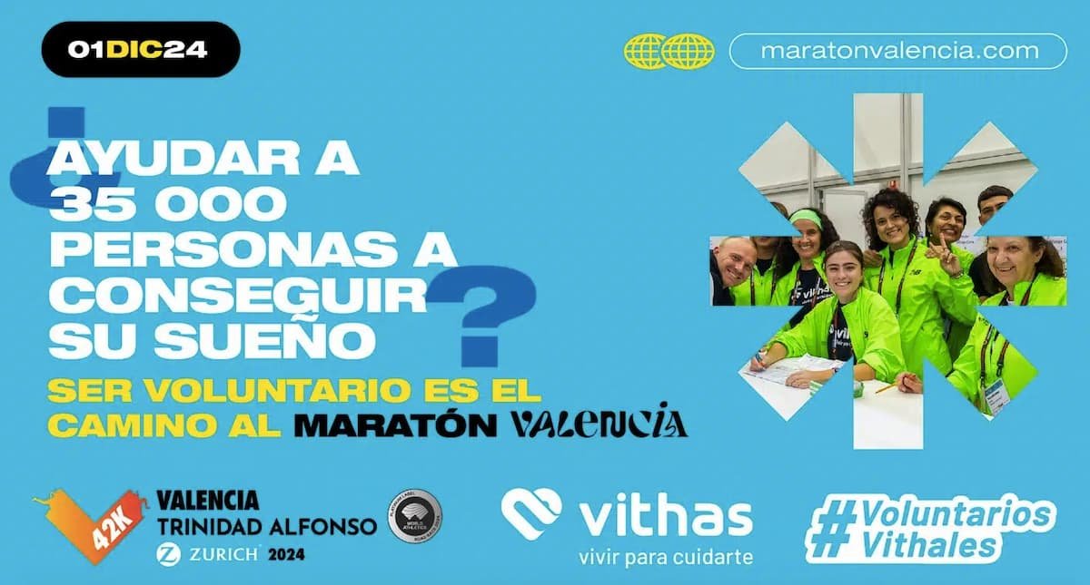 Voluntarios Maratón Valencia: Todo lo que necesitas saber