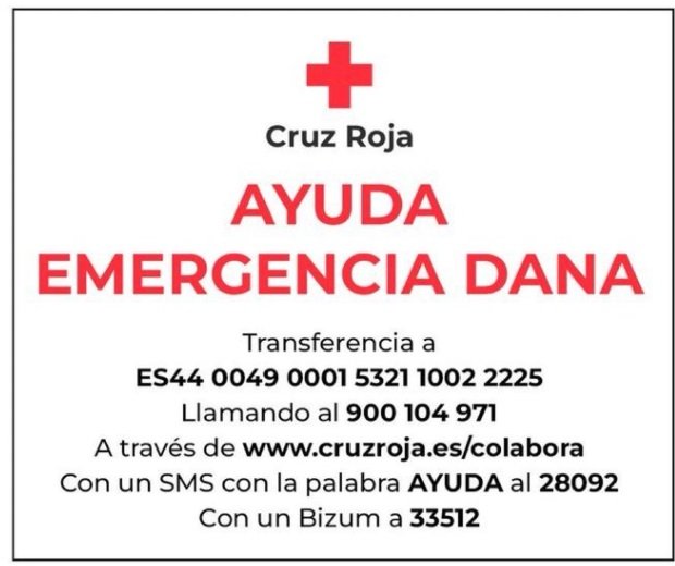 Colabora dana cruz roja