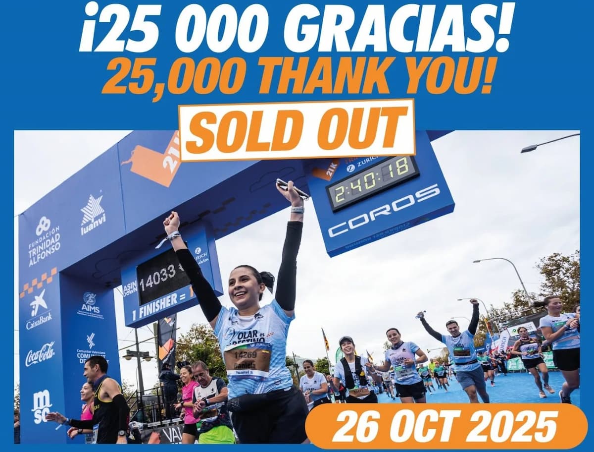 Valencia Half Marathon 2025 Sold Out InfoMaratonValencia