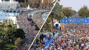 Marathon & half Start Valencia