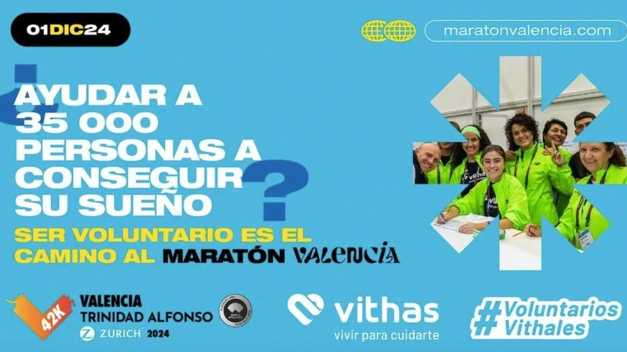 Voluntarios Maratón Valencia: Todo lo que necesitas saber