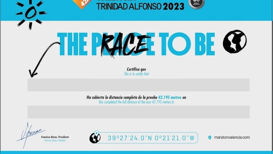 diploma-maraton-valencia-2023 Cómo descargar el diploma de finalista del Maratón de Valencia