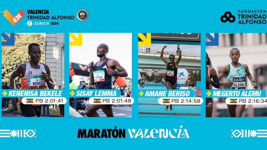 elite-maraton-valencia-2024 Lemma, Bekele y Beriso encabezan la Élite del Maratón de Valencia 2024