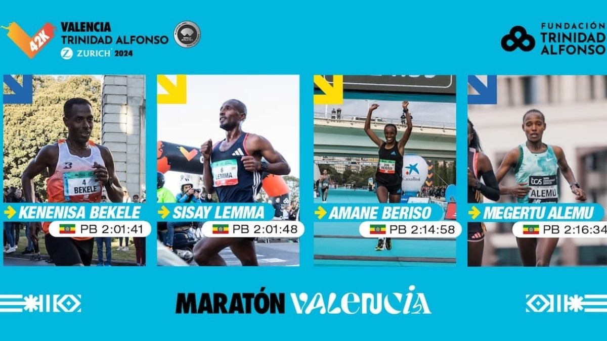 Lemma, Bekele y Beriso encabezan la Élite del Maratón de Valencia 2024