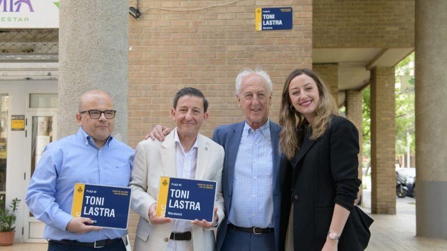 València dedica una plaza a Toni Lastra por su influencia en el atletismo popular