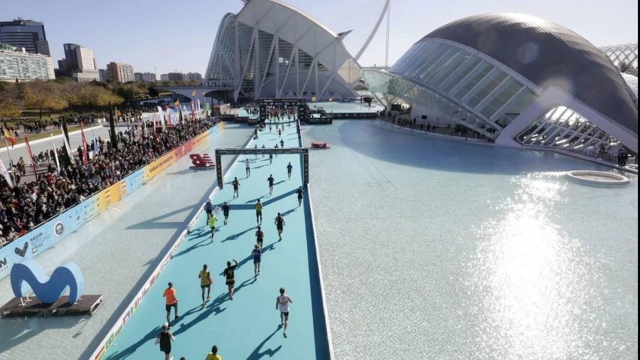 recorrido-maraton-valencia Meta del Maratón de Valencia